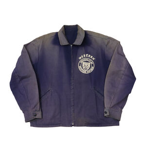 Vintage 40s Faded Western University of Western Ontario Logo Zip Jacket Size N/A